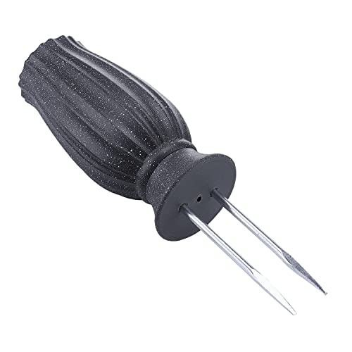 10” Cemetery Vases with Metal Spike for Artificial Flower Grave Decorations | Headstones Flower Holder with Drainage Hole for Artificial Flowers-Cemetery Vases for Grave Memorials Sympathy Gift - color: Black Granite
