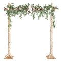 Ling's Moment 6.5FT Backdrop Floral Garland, Spring Artificial Wedding Arch Flowers Pink Decor, Blush Ceremony Reception Hanging Dusty Rose Arbor Arrangement Outdoor Party Swag Home Garden Decorations | Spring Artificial Wedding Arch Flowers, Ceremony Rec
