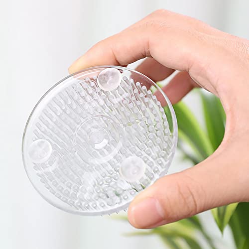 2pcs Flower Frog Round Plastic Flower Arrangement Holder Floral Pin Frog 70mm / 2.76 Inch (White) (White)