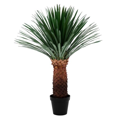 4FT Artificial Agave Plant in Black Pot, 48 Inch Tall Faux Agave Succulent with Realistic Foliage, Fake Floor Plant for Indoor Outdoor Front Porch Patio Home Office Hotel Desert Style Decor - color: Agave Plant 48in