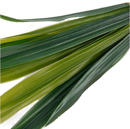 HomeSoGood 4pcs Artificial Orchid Leaf Daun Orkid Home Garden Long Orchid Leaf Phormium Leaves Plastic Bushes(12.2inch,Green)