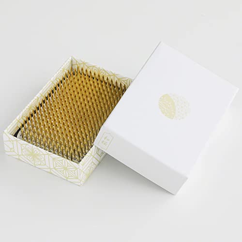 Wazakura Japanese Ikebana Rectangle Kenzan Flower Holder, Made in Japan Square Floral Arranging Pin Frog Tool (3.2" (83mm)) - color: 3.2" (83mm)