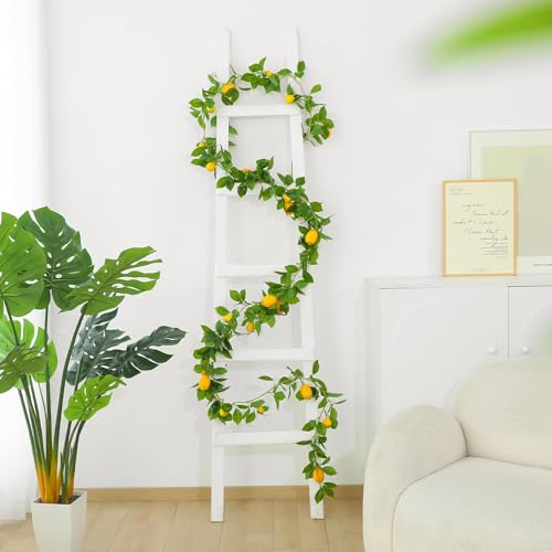 3 Strands Odorless Artificial Vines, 6FT Silk Ivy Garland, Fake Greenery Hanging Plants, Decoration for Party, Wedding, Room. - color: With Led