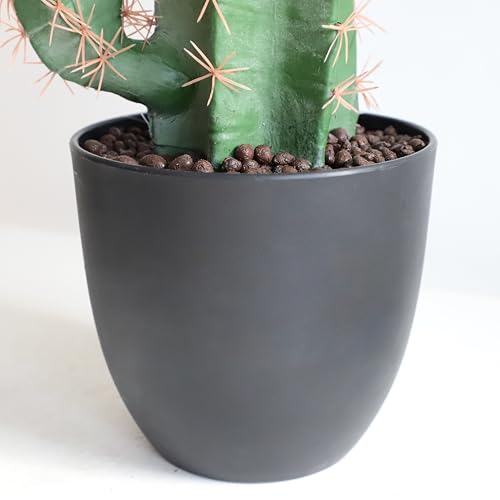momoplant Artificial Cactus Fake Plant 30 Inch Tall Faux Cacti Plants for Home Garden Office Store Decoration - size: 30inch-green