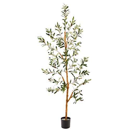 Nearly Natural 4.5ft. Olive Artificial Tree - size: 4ft 6in