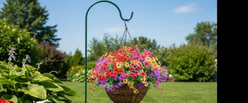 LADADA UV Resistant Mixed Artificial Flowers for Outdoor Garden Patio Porch Decor - color: 4 Color