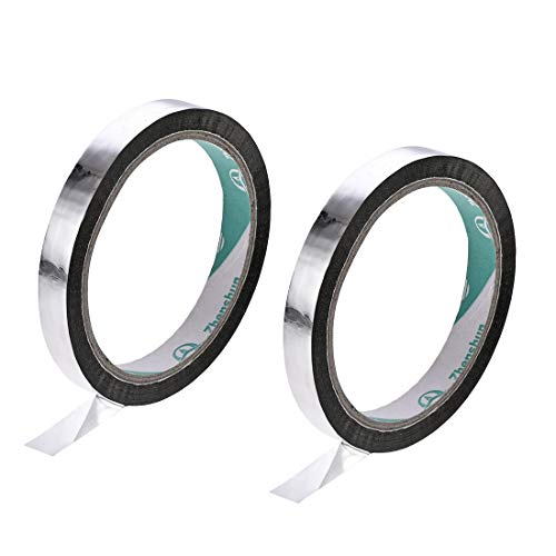 uxcell 2 Roll 1/2-inch Wide 30Yard Silver Tone Floral Tape Flower Adhesives Floral Arrangement Kits
