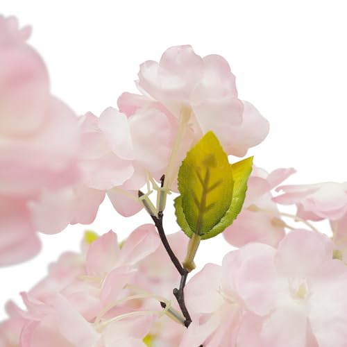 Artificial Cherry Blossom Trees Light Pink Fake Sakura Flower Cherry Tree Faux Cherry Blossom Tree Cherry Blossom Trees for Indoor Outdoor Home Party Decor (5FT Tall/1.5M) - color: Light Pink, size: 5FT Tall/1.5M