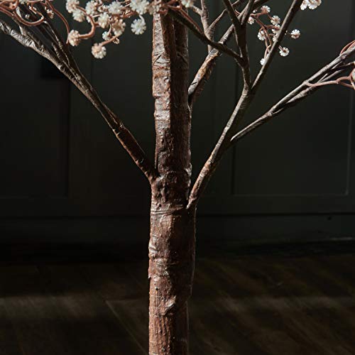 LITBLOOM Lighted Baby Breath Tree Plug in 5FT 126 Lights, Faux Plant Tree with Lights for Wedding Birthday Party Decoration Inside Outside - style: 5FT Baby's Breath