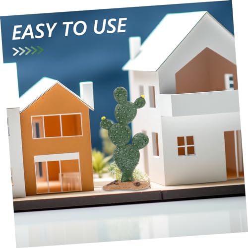 Ipetboom 5pcs Artificial Cactus Decor Faux Cactus Figurines Indoor Home Office Decoration with Realistic Texture for Living Bedroom Gift