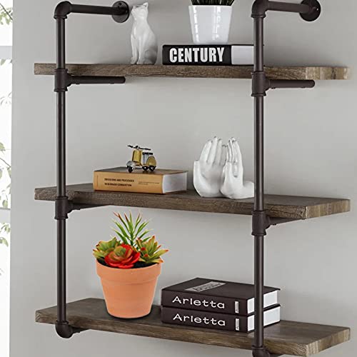 Briful Small Succulents Artificial 2 Pcs Fake Succulent Plants Faux Succulents in Pots Assorted Succulent Arrangements for Home Office Bathroom Room Shelf Rustic Farmhouse Windowsill Decor - color: Style #06