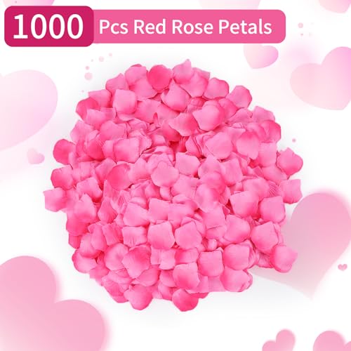 1000 Pcs Artificial Fake Rose Petals,Flower Petals for Romantic Night, Engagement, Party, Wedding, Event Flower Decorations, in Bulk(Peach Gradient) - color: Peach Gradient, size: 1000Pcs