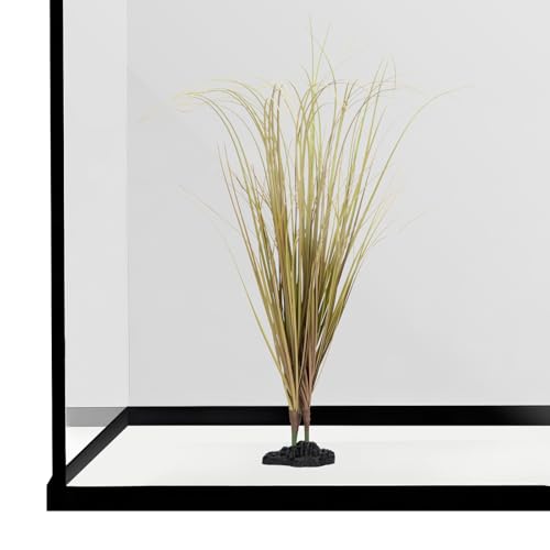 Fake Desert Dry Grass, Artificial Plants for Reptile Tank Accessories, Habitat Decor Fit for Bearded Dragon, Crested Gecko, Leopard Lizard, Chameleon, Artificial Outdoor Plants, Terrarium Decor (3)
