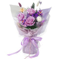 BestFlower Mothers Day Flowers Bouquet Gifts for Mom,Roses Bouquet Gifts for Women Mom Wife from Daughter,Fresh Flowers for Delivery/Purple Rose - color: D-purple B