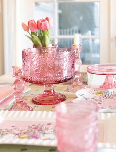 Boston International Artificial Faux Flowers Spring Tulips 8-Flower Bundle Bouquet, 12.5", Pink - color: Pink, size: 12.5"
