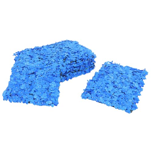 DNYSYSJ Artificial Hydrangea Flower Wall, 12pcs 23.62" X 15.75" Floral Backdrop with Stand Blue 2D Silk Artificial Blue Hydrangeas Flower Wall Decor, Blue Hydrangea Floral Backdrop Wall - color: Blue Hydrangea, size: 12 pieces