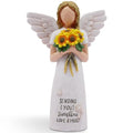 Sunflower Gifts for Women, Get Well Gifts for Women, Thinking of You Gift for Womens, Self Care Gift for Womens, Sculpted Hand-Painted Figure - style: Sunflower gifts for women