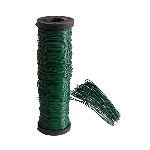 Royal Imports Bulk Green Paddle Wire Spool 150 YD roll, 24 Gauge, Floral Arrangements, Florist Supplies, Jewelry, Gift, Crafts, Wreath Making, Flower Garland, Plant Stem Garden Ties, Bouquet Bind Wrap - size: 24 Guage