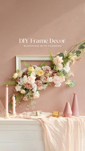 Ling's moment Artificial Flowers 50Pcs Pink Roses Decor w/Stems,3" Real Touch DIY Foam Floral for Wedding Bouquet/Centerpieces, Outdoors Party Backdrop, Room/Table, and Garden/Pot Decorations - color: Pk- Blush, size: 50Pcs