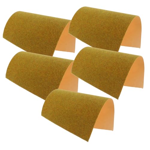 Cabilock 5Pcs Simulation Doll House Grass Mats 11.81X7.87 Inch Artificial Lawn for Miniature Model Landscape Sand Table Decoration