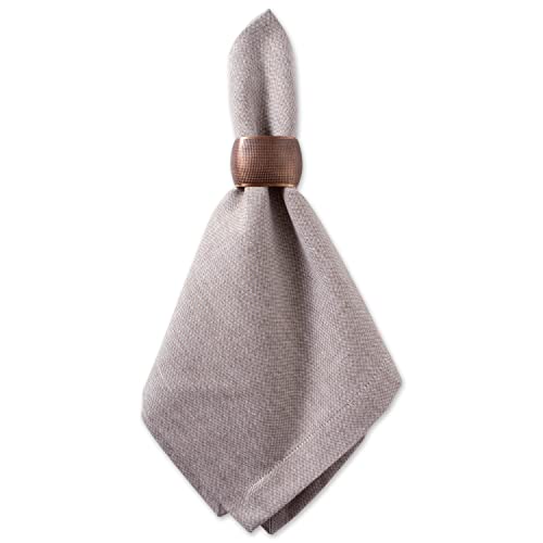 DII Chambray Kitchen, Tabletop Collection, Stone, Napkin Set - color: Stone, size: 20" x 20" (Set of 6)