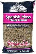Mosser Lee ML0560 Spanish Moss, 250 Cubic Inches (Pack of 8) - size: Pack of 8