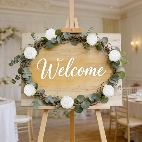 White Silk Peonies Artificial Flowers 24PCS Fake Flower Heads Bulk 2.56" Faux Roses with Stems for Wedding DIY Bouquets Cake Party Home Decoration (White) - color: White