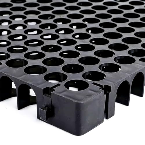50cmX50cmX3cm(19.68inX19.68inX1.18in) Interlocking Drainage Cell System for Artificial Grass (1.5sqm-6pieces) - size: 6 pieces-1.5sqm