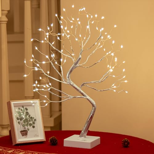 PEIDUO Fairy Light Tree, 108 LED Lighted Trees for Decoration Inside, Christmas Tree with 9 Modes & Timer, Fairy Light Spirit Tree for Home Indoor Christmas Decoration - style: 1PK Artificial Tree