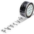 Whaline 100 Yards Floral Packing Tape Flower Pattern Clear Duct Tape Waterproof Packing Shipping Tapes Sticky Transparent Gift Wrapping Tapes for Home School Office Packing Repairing Art Crafts - style: Flower