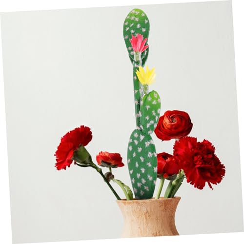 Holibanna Artificial Cactus Cactus Statue Decor Figurine Garden Decor Craft for Desktop Artificial Prickly Desktop Garden Ornament Ornament