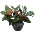 Thiccywoov 6 Pcs Magnolia Artificial Leaves Branches 3D Magnolia Pick Faux Stems Twigs Realistic Touch Faux Greenery Table Centerpiece for Spring Vase Filling Farmhouse Home Office (Green,18 Inch) - size: 18 Inch