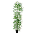 Nearly Natural 10ft. Artificial Green Bamboo Tree - size: 10ft