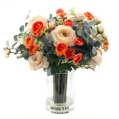 Best is Yet to Come - Faux Floral Arrangement, Large-Size Premium Artificial Indoor Flower Display with Beautiful Blooms and Foliage - High Energy Natural Looking Floral - color: Best is Yet to Come