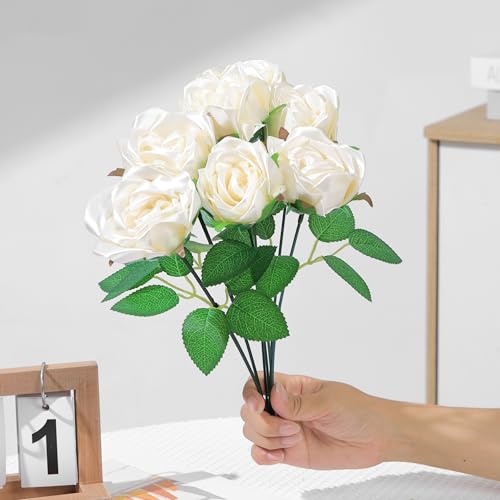 Easy DIY Everlasting Flower Set: 100 Pre-Made Satin Rose Petals for Creating Custom Bouquets for All Special Occasions,Premade Satin Ribbon Rose Petals Half-Finished(Beige) - color: 100 Pcs Beige