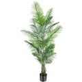 ANTING Artificial Areca Palm Plant Faux Tropical Tree 6.1FT, Fake Palm Tree Indoor Decor with 15Trunks for Home Office Garden Hotel Decor Gift（1pack）