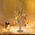 Easter Egg Ornaments, Easter Tree Lamp Easter Decorations for Party Home Spring Easte，White Birch Tree Easter Decorations Battery or USB Powered for Bedroom Living Room Party - style: Easter Egg 2