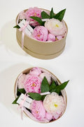 Peonies Artificial Flowers, Silk Pink Peony 2 Bouquets for Wedding, Faux Peony Flowers, Real Touch Peonies,Silk Flower Bouquet Peony Gift Box (Pink)