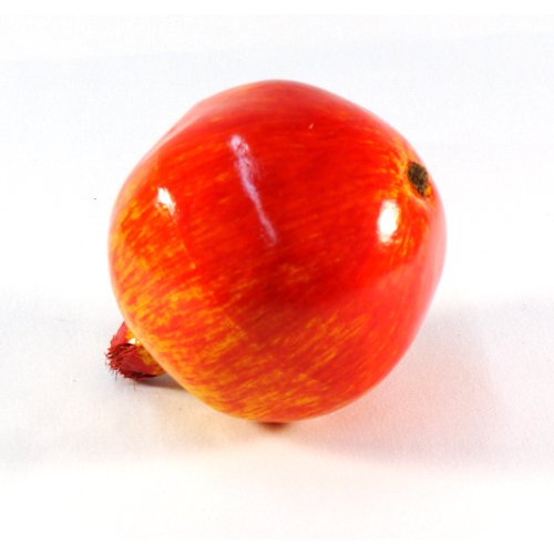 Vasefill Artificial Pomegranate Fruit Pack of 6 Fake Fruits Six-Pieces Yellow Red Stripe Granada - color: Pomegranate