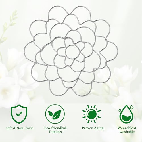 Flower Arrangement Holder Stainless Steel, Wire Flower Arranging Tool Flower Grid Flower Frog Wire Arranger for Vase Floral Stems Bouquets Plant Fixation (6inch) (2 PCS) - color: 2 PCS