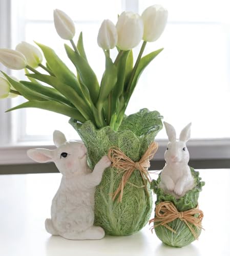 Boston International Artificial Faux Flowers Spring Tulips 8-Flower Bundle Bouquet, 12.5", White - color: White, size: 12.5"