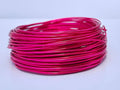 15 Gauge Anodized Aluminum Wire 49 Feet for Jewelry Making Craft DIY（1.5mm,Rose Red,41505） - color: Rose Red, size: 15 Gauge