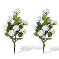 Daifunli 2 Pack 36″ Artificial Hydrangea Trees Real to Touch Faux Hydrangea Bushes Plants with Stakes for Wedding Spring Home Office Living Room Housewarming Gift(White) - color: White