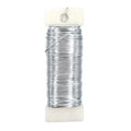 22 Gauge Silver Metal Floral Wire, 38 Yards/35 Meters,for Christmas Wreaths,Tree Decoration,Flower Arrangement,Craft Wire,Flower Wire,Garden Wires,Flowers Bouquet Accessories,Jewelry Wires DIY - size: 22Gauge-Silver-1P/38Yards