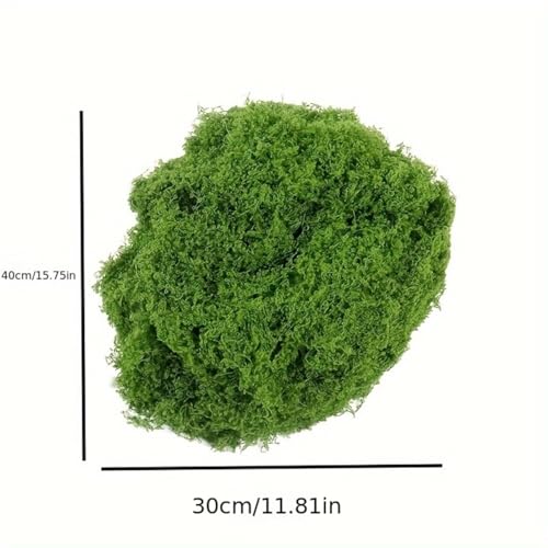 100g Light Color Artificial Green Moss Lawn Plant Landscape - color: Blue2