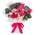 Perfectione Roses 4 Roses Mixed Bouquet for Mother's Day, Flowers for Delivery, Preserved Flowers Birthday Gift for Women Mom Wife Grandma Her, Pink - color: Pink 4 Roses