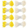 1600Pcs Stamens for Flower Making, Handmade Artificial Flower Stems, Double Heads Floral Stamen for Flowers Making, Crafts, Wedding Bouquet, Scrapbook Decoration
