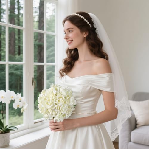 IPOPU Artificial Gardenia Flowers 25PCS 3.15’’ Ivory Artificial Foam Roses Bulk Fake Flower Heads with Stems for DIY Wedding Bouquets Party Home Centerpieces Decor(Ivory) - color: Ivory