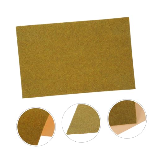 Cabilock 5Pcs Simulation Doll House Grass Mats 11.81X7.87 Inch Artificial Lawn for Miniature Model Landscape Sand Table Decoration