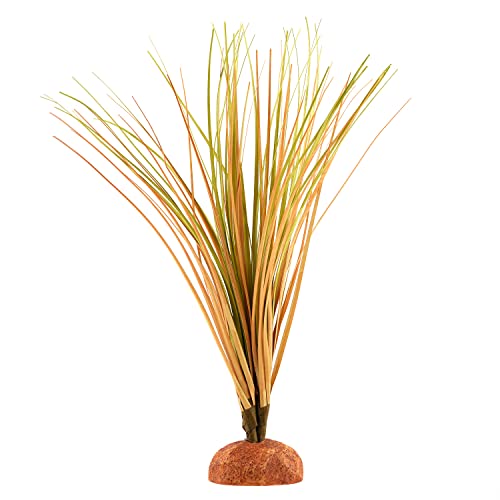 Fake Desert Dry Grass, Reptile Plants for Terrarium, Bearded Dragon Tank Accessories Habitat Decor fit Crested Gecko Leopard Lizard Chameleon Ball Python Snake - color: F-fake Desert Dry Grass